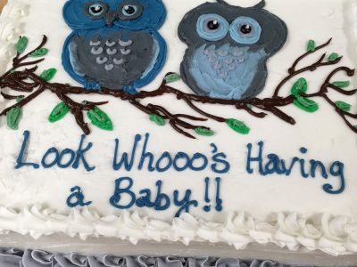 Baby Annoucement Cake